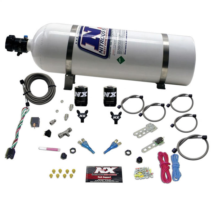 Nitrous Express 20218-15 GM TBI ALL (50-75-100-125HP) WITH 15LB BOTTLE - Truck Part Superstore