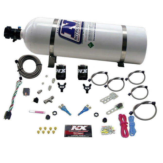 Nitrous Express 20218-15 GM TBI ALL (50-75-100-125HP) WITH 15LB BOTTLE - Truck Part Superstore