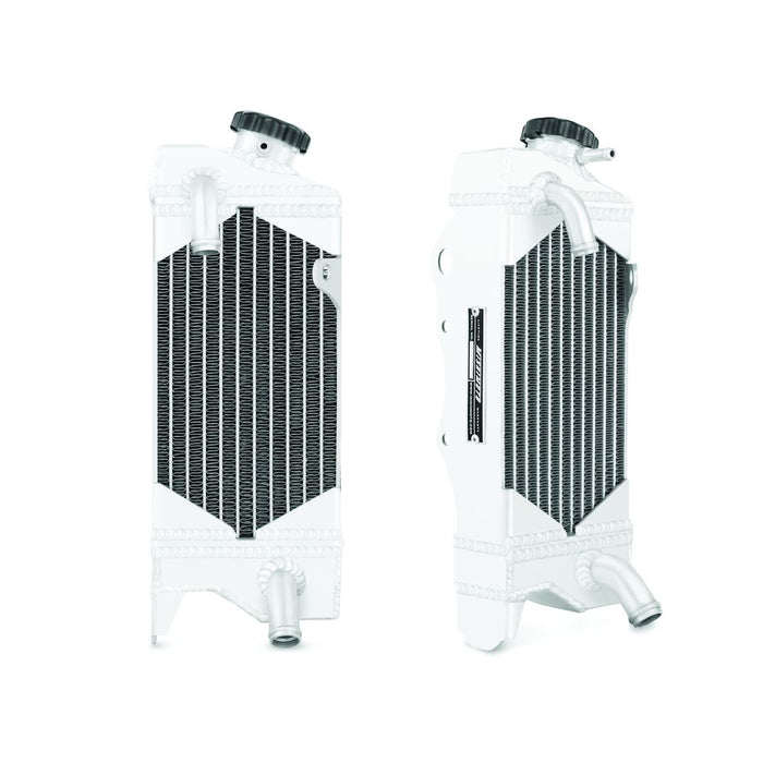 Mishimoto MMDB-KX85-98X Braced Aluminum Dirt Bike Radiator, fits Kawasaki KX80/KX85/KX100 1998-2013 - Truck Part Superstore