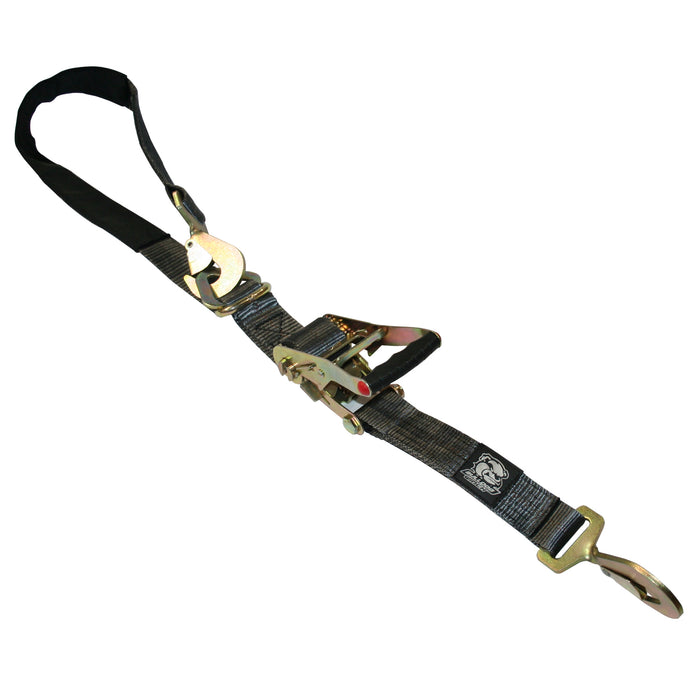Bulldog Winch 20229 Ratcheting Axle Strap 2 inchx10 Foot 10k LB BS Black Bulldog Winch - Truck Part Superstore