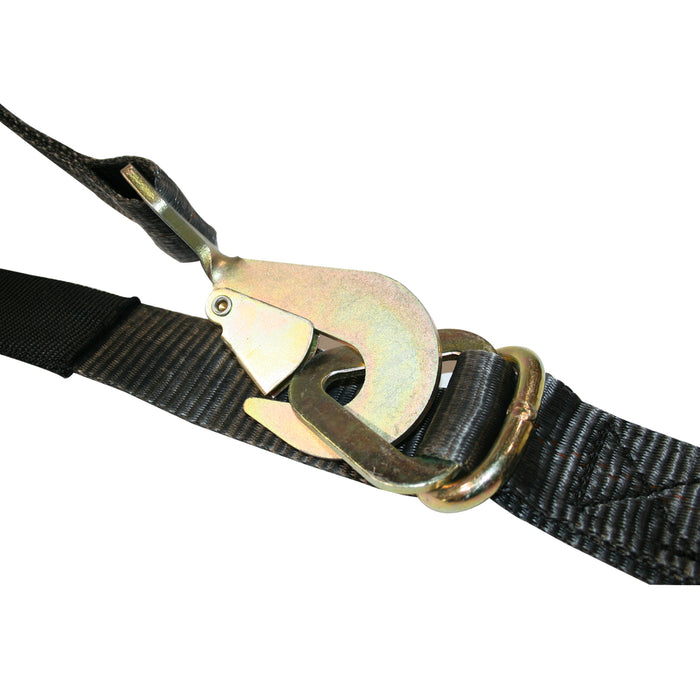 Bulldog Winch 20229 Ratcheting Axle Strap 2 inchx10 Foot 10k LB BS Black Bulldog Winch - Truck Part Superstore