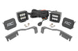 Rough Country 71064 LED Light; Ditch Mount; 2 in. Black Pair; Spot; - Truck Part Superstore