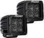 Rigid Industries 202513BLK Spot Diffused Midnight Surface Mount Pair D-Series Pro RIGID Industries - Truck Part Superstore