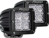 Rigid Industries 202513 Diffused Surface Mount Black Pair D-Series Pro RIGID Industries - Truck Part Superstore