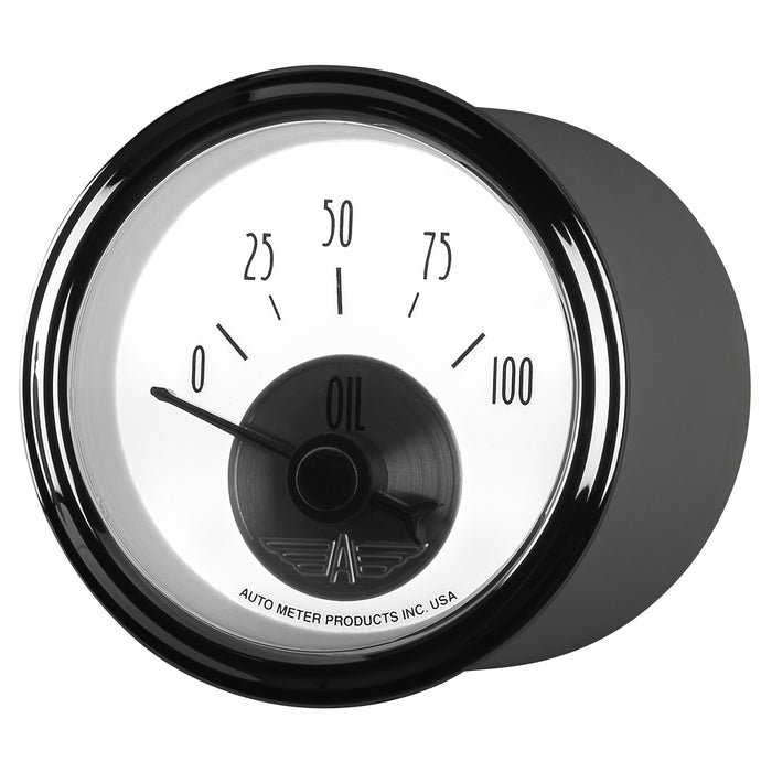 AutoMeter 2026 GAUGE; OIL PRESS; 2 1/16in.; 100PSI; ELEC; PRESTIGE PEARL - Truck Part Superstore