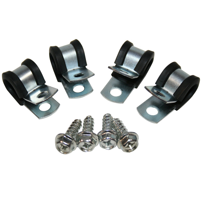 Bulldog Winch 20272 P Clamp 1/2 Inch Fits 2 Gauge W/Self Tapping Screws Set of 4 Bulldog Winch - Truck Part Superstore