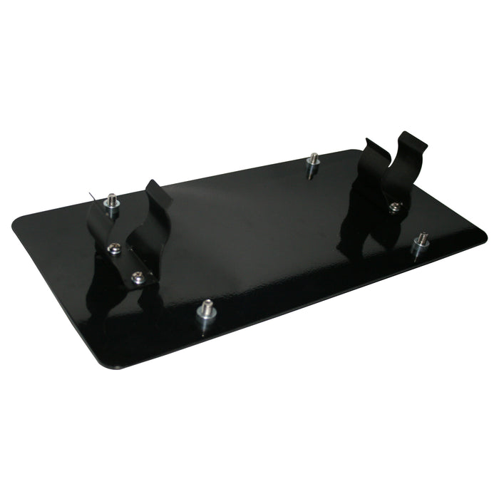 Bulldog Winch 20278 License Plate Bracket Fairlead Mount Black Truck and Jeep Bulldog Winch - Truck Part Superstore