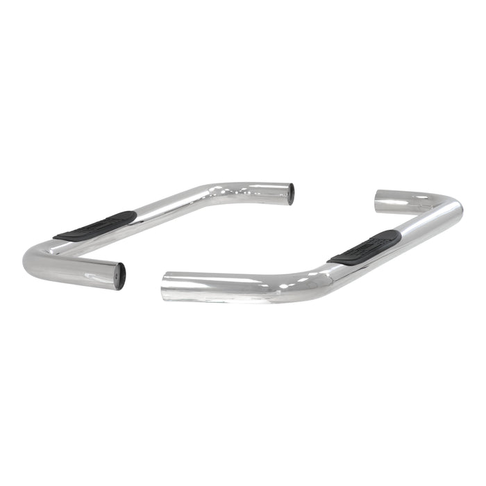 ARIES 203003-2 3in. Round Polished Stainless Side Bars; Select Mazda B-Series; Ford Ranger - Truck Part Superstore