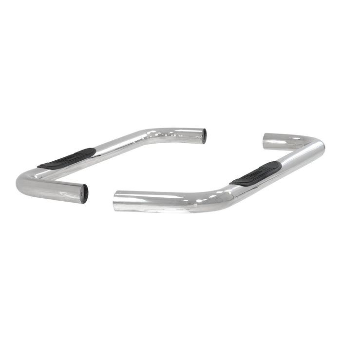 ARIES 203003-2 3in. Round Polished Stainless Side Bars; Select Mazda B-Series; Ford Ranger - Truck Part Superstore