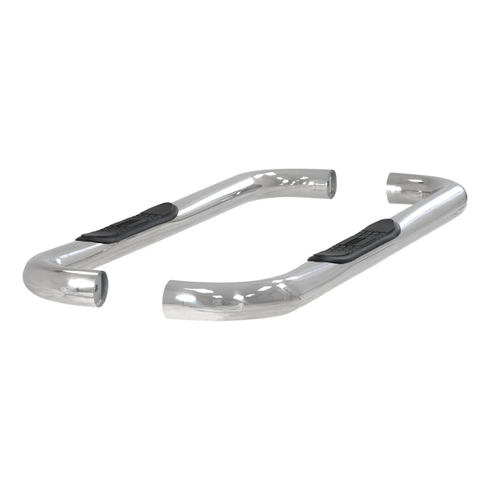 ARIES 203004-2 3in. Round Polished Stainless Side Bars; Select Ford Expedition - Truck Part Superstore