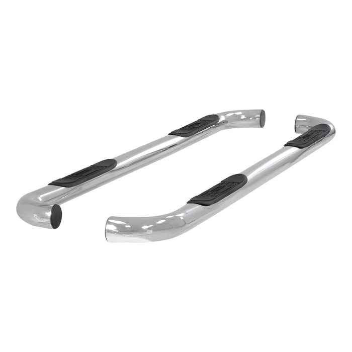 ARIES 203019-2 3in. Round Polished Stainless Side Bars; Select Ford Explorer Sport Trac - Truck Part Superstore
