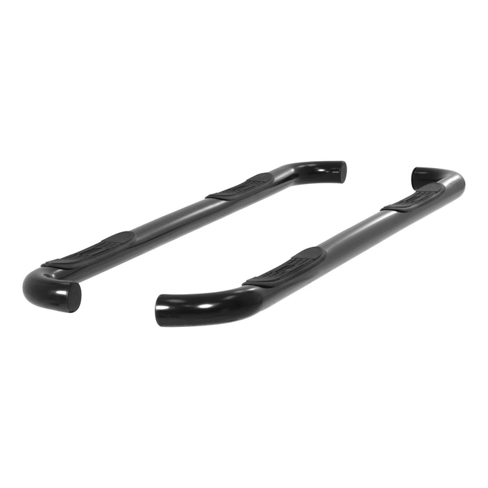 ARIES 203019 3in. Round Black Steel Side Bars; Select Ford Explorer Sport Trac - Truck Part Superstore