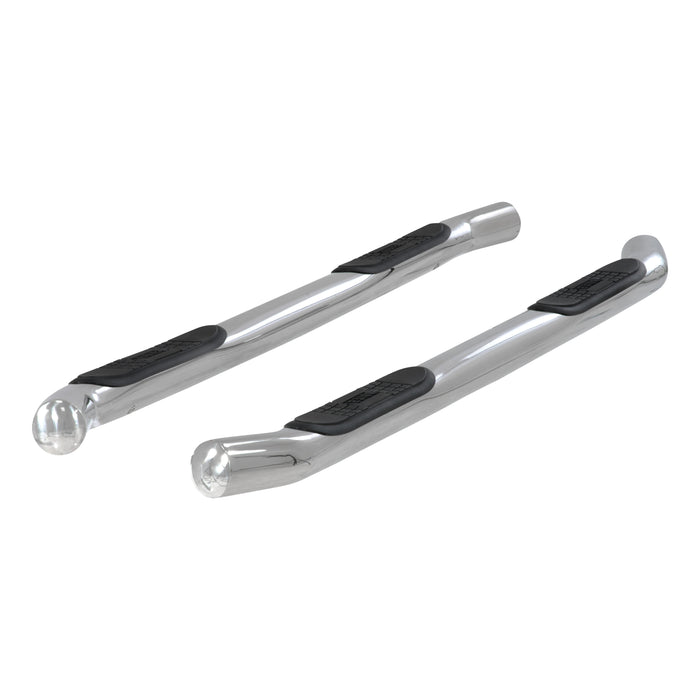 ARIES 203041-2 3in. Round Polished Stainless Side Bars; Select Ford Explorer - Truck Part Superstore