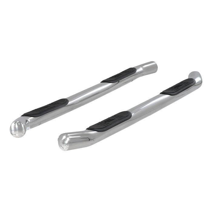 ARIES 203041-2 3in. Round Polished Stainless Side Bars; Select Ford Explorer - Truck Part Superstore