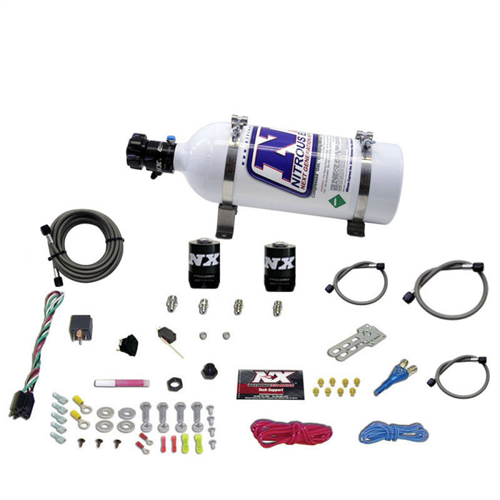 Nitrous Express 20316-05 DODGE EFI RACE (100-150-200-250HP) SINGLE NOZZLE WITH 5LB BOTTLE - Truck Part Superstore