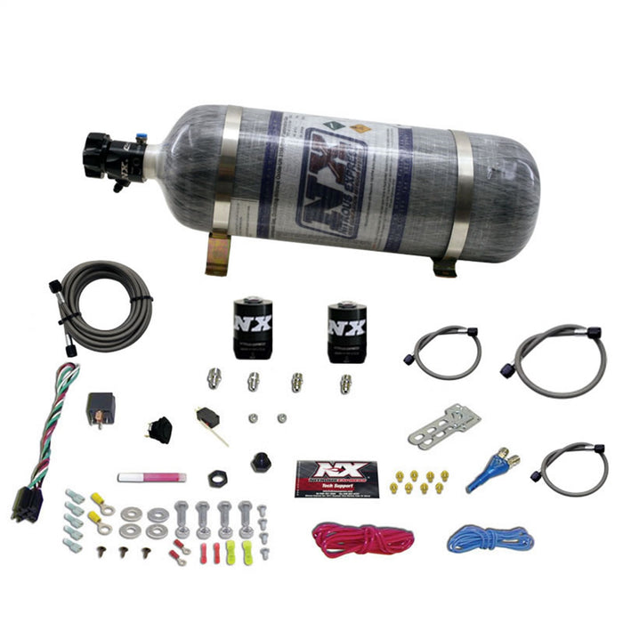Nitrous Express 20316-12 DODGE EFI RACE (100-150-200-250HP) SINGLE NOZZLE WITH COMPOSITE BOTTLE - Truck Part Superstore