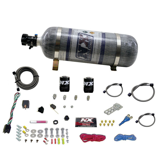 Nitrous Express 20316-12 DODGE EFI RACE (100-150-200-250HP) SINGLE NOZZLE WITH COMPOSITE BOTTLE - Truck Part Superstore