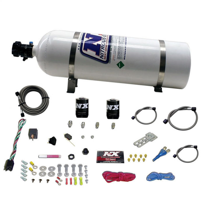 Nitrous Express 20316-15 DODGE EFI RACE (100-150-200-250HP) SINGLE NOZZLE WITH 15LB BOTTLE - Truck Part Superstore