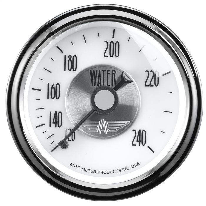 AutoMeter 2031 GAUGE; WATER TEMP; 2 1/16in.; 240deg.F; MECH; PRESTIGE PEARL - Truck Part Superstore