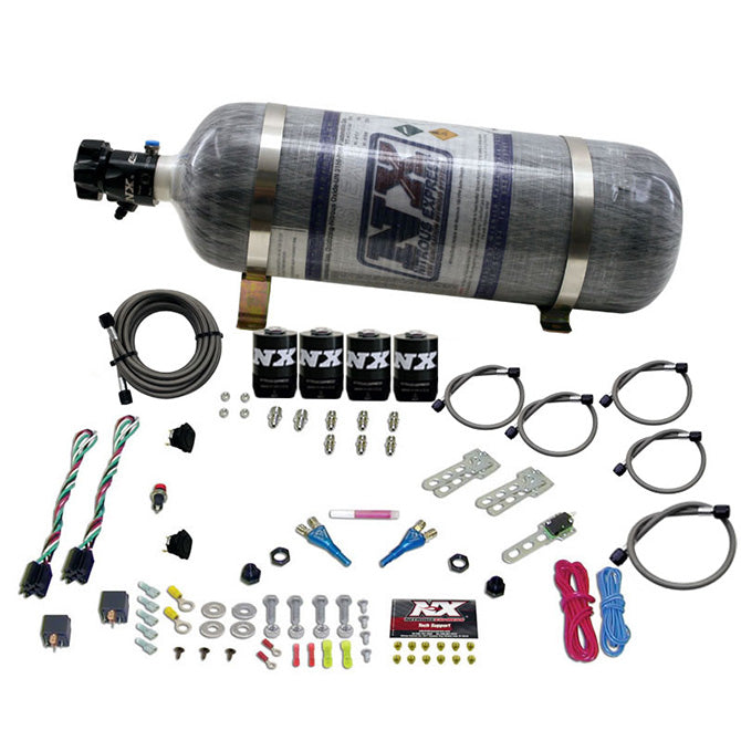 Nitrous Express 20324-12 DODGE EFI DUAL STAGE (50-75-100-150HP) X 2 WITH COMPOSITE BOTTLE - Truck Part Superstore