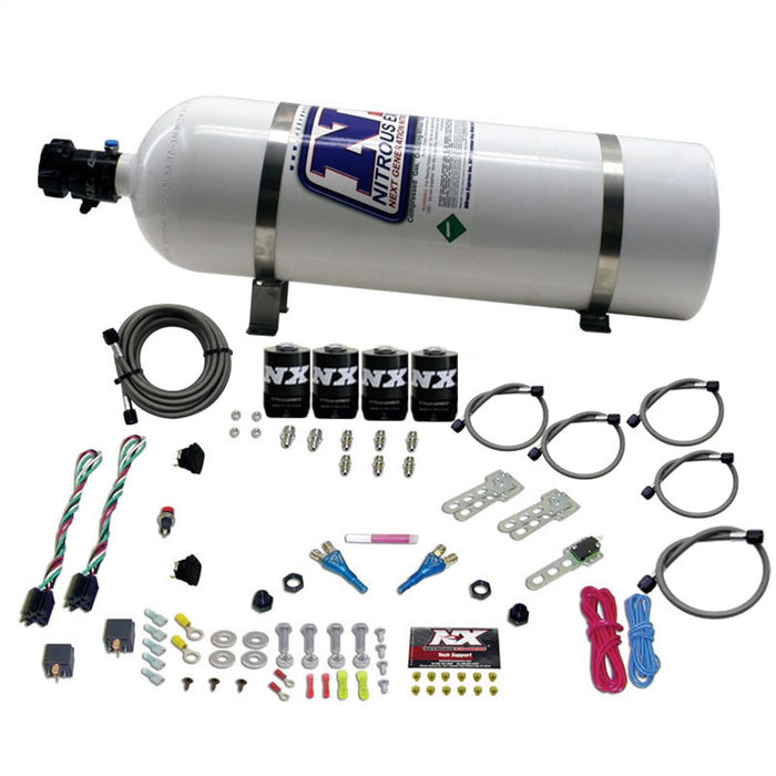Nitrous Express 20324-15 DODGE EFI DUAL STAGE (50-75-100-150HP) X 2 WITH 15LB BOTTLE - Truck Part Superstore