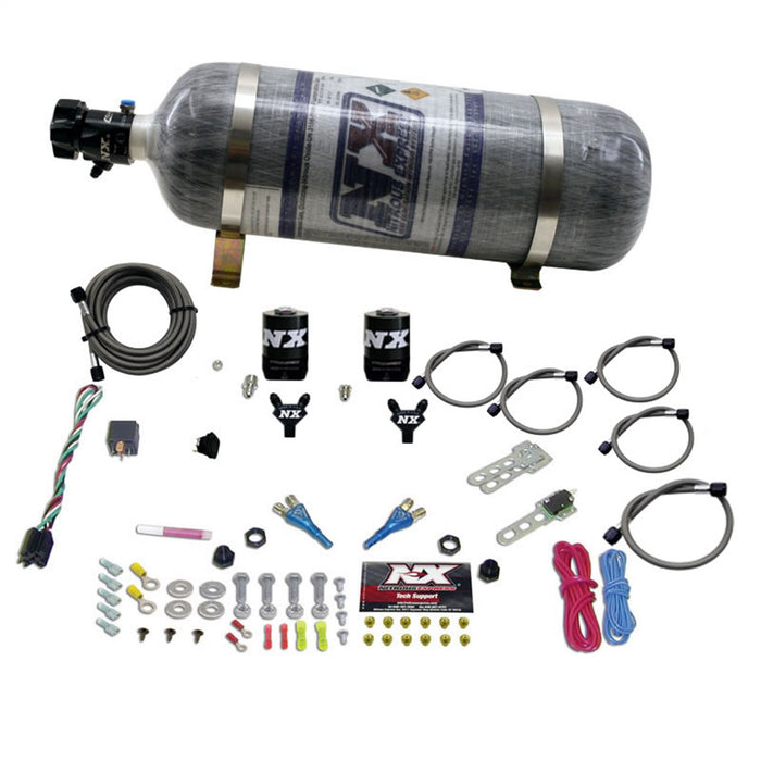 Nitrous Express 20325-12 DODGE VIPER EFI DUAL NOZZLE (100-300HP) WITH COMPOSITE BOTTLE - Truck Part Superstore