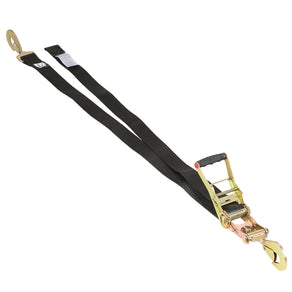 Bulldog Winch 20325 Ratcheting Tie Down Strap 2 Inch x 8 Foot 10K LB Breaking Strength Bulldog Winch - Truck Part Superstore