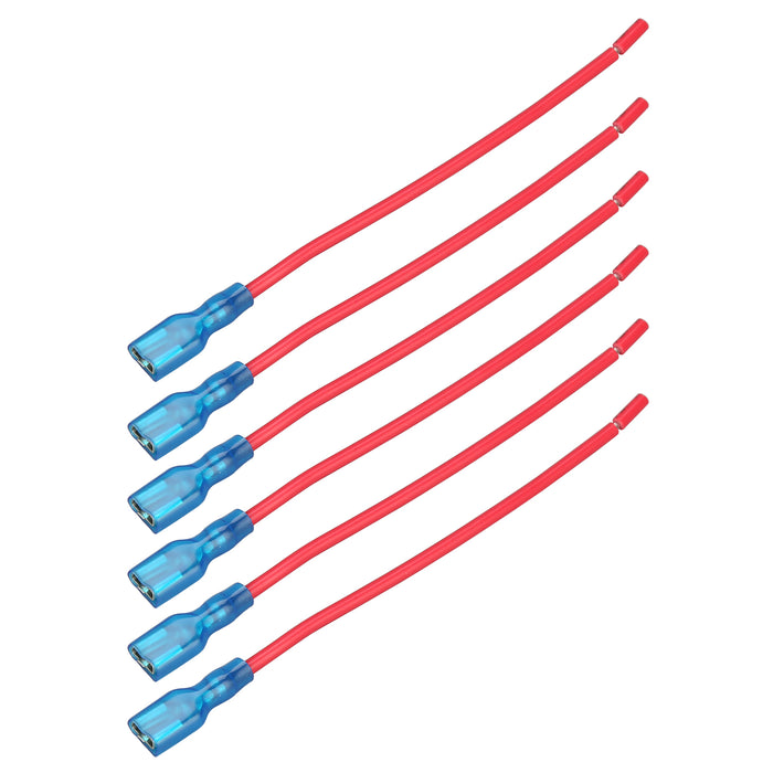 Bulldog Winch 20328 Switch Wire 5 1/4 Inch 16awg Spade To Open Red 6pcs Bulldog Winch - Truck Part Superstore