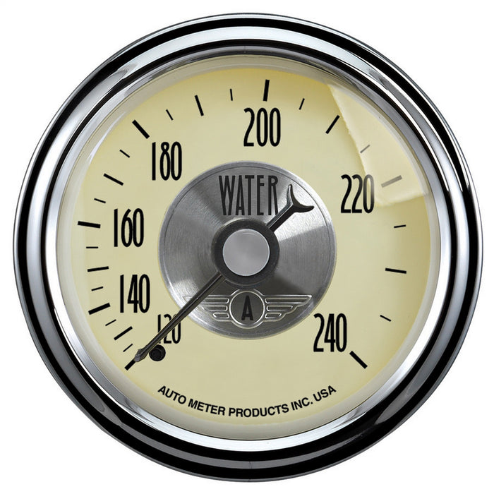 AutoMeter 2032 2-1/16in. WATER TEMPERATURE; 120-240 deg.F; PRESTIGE ANTIQUE IVORY - Truck Part Superstore