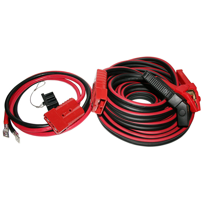 Bulldog Winch 20334 Booster Cable Set 5 Ft x 1/0 Gauge W/Quick Connects and 7.5 Ft Truck Wire Bulldog Winch - Truck Part Superstore
