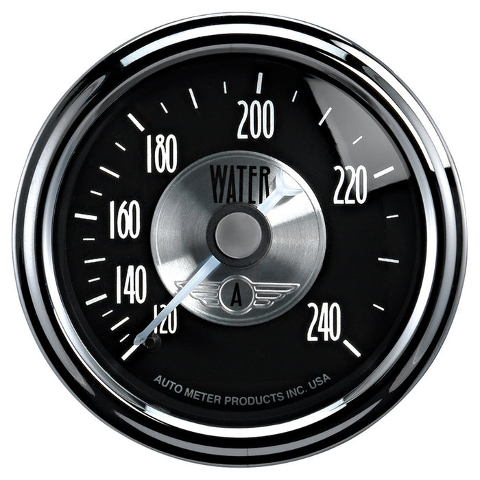 AutoMeter 2033 GAUGE; WATER TEMP; 2 1/16in.; 240deg.F; MECH; PRESTIGE BLK. DIAMOND - Truck Part Superstore