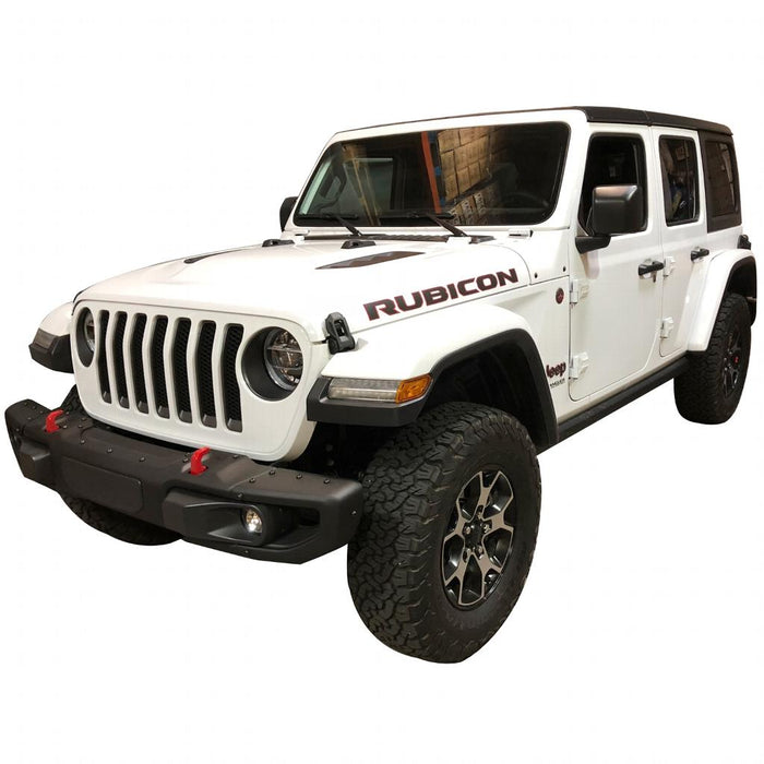 Bulldog Winch 20353 Jeep JL Winch Mount 18-Pres Wrangler JL W/Oe Steel Winch Mount Bumper Bulldog Winch - Truck Part Superstore