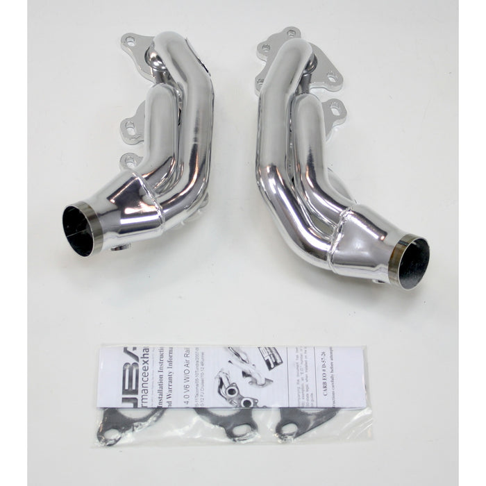 JBA Racing Headers 2035S-1JS 10-12 FJ; 10-12 4Runner 4.0L w/o Air Inj Silver Ceramic - Truck Part Superstore