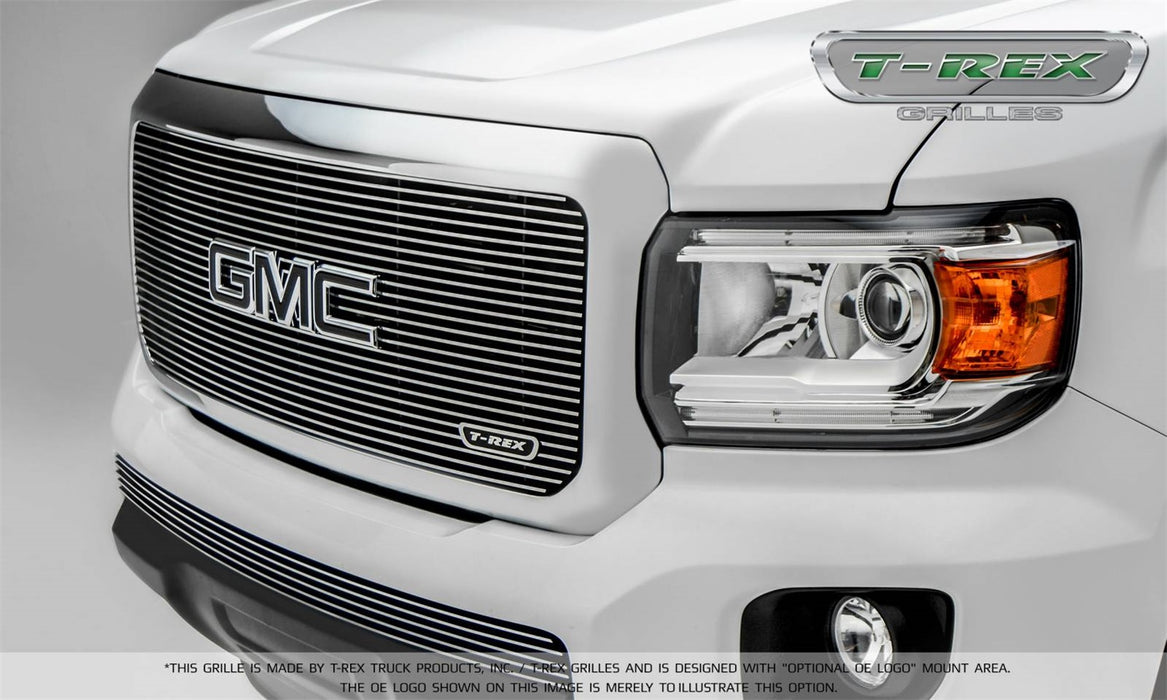 T-Rex Grilles 20371 Billet Series Grille; Horizontal; Aluminum; Polished; 1 Pc; Insert; - Truck Part Superstore