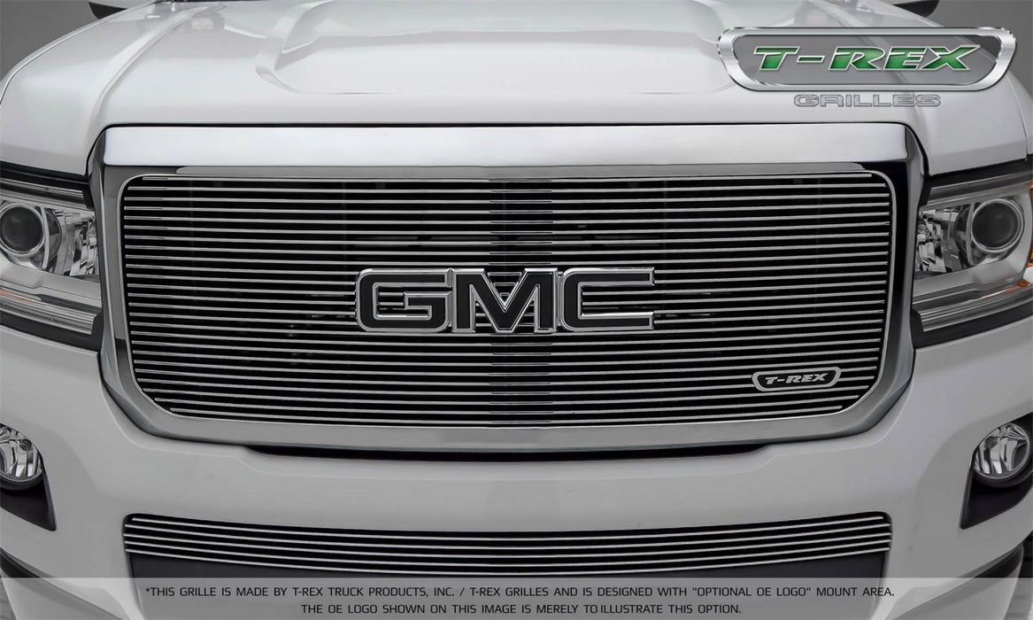 T-Rex Grilles 20371 Billet Series Grille; Horizontal; Aluminum; Polished; 1 Pc; Insert; - Truck Part Superstore