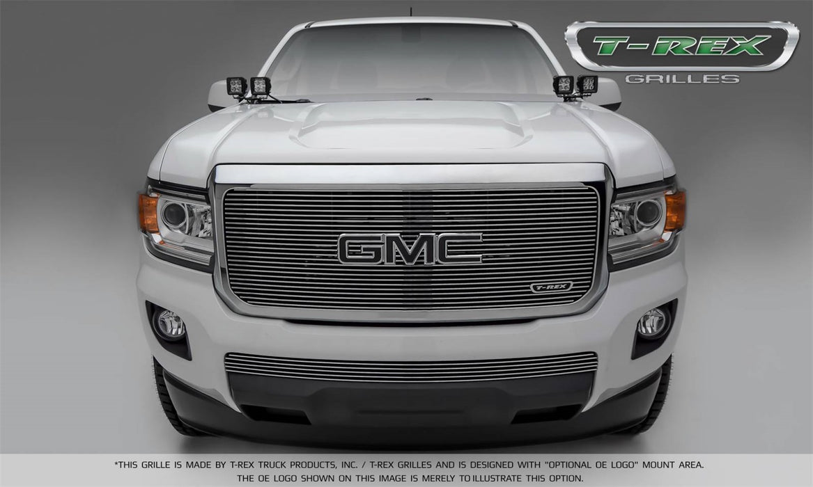 T-Rex Grilles 20371 Billet Series Grille; Horizontal; Aluminum; Polished; 1 Pc; Insert; - Truck Part Superstore