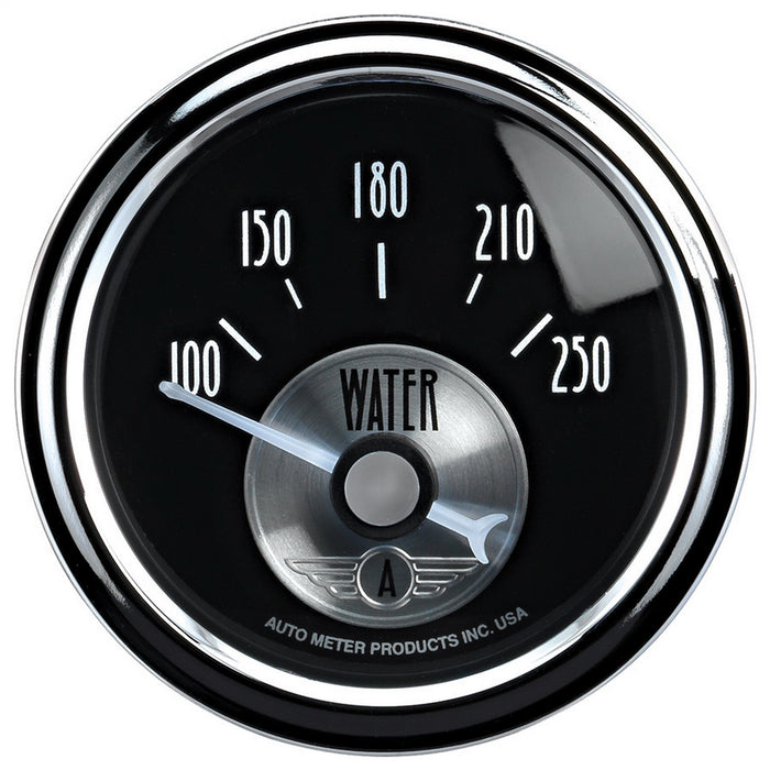AutoMeter 2038 GAUGE; WATER TEMP; 2 1/16in.; 250deg.F; ELEC; PRESTIGE BLK. DIAMOND - Truck Part Superstore