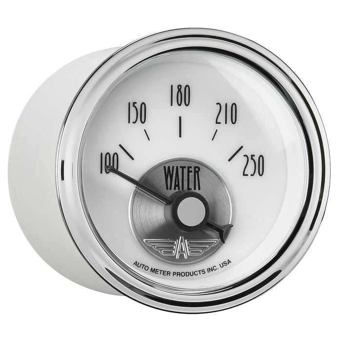 AutoMeter 2039 GAUGE; WATER TEMP; 2 1/16in.; 250deg.F; ELEC; PRESTIGE PEARL - Truck Part Superstore