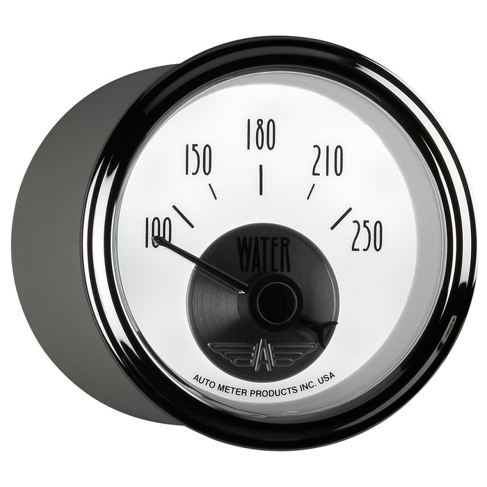 AutoMeter 2039 GAUGE; WATER TEMP; 2 1/16in.; 250deg.F; ELEC; PRESTIGE PEARL - Truck Part Superstore