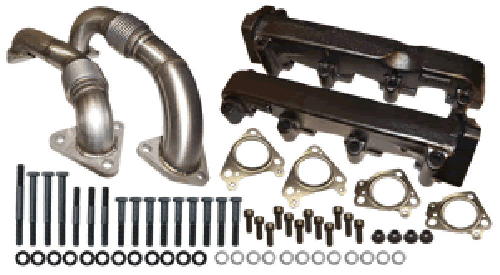ATS Diesel Performance 204-900-4248 ATS Pulse Flow Exhaust Manifold Kit Fits 2001-2004 6.6L Duramax - Truck Part Superstore
