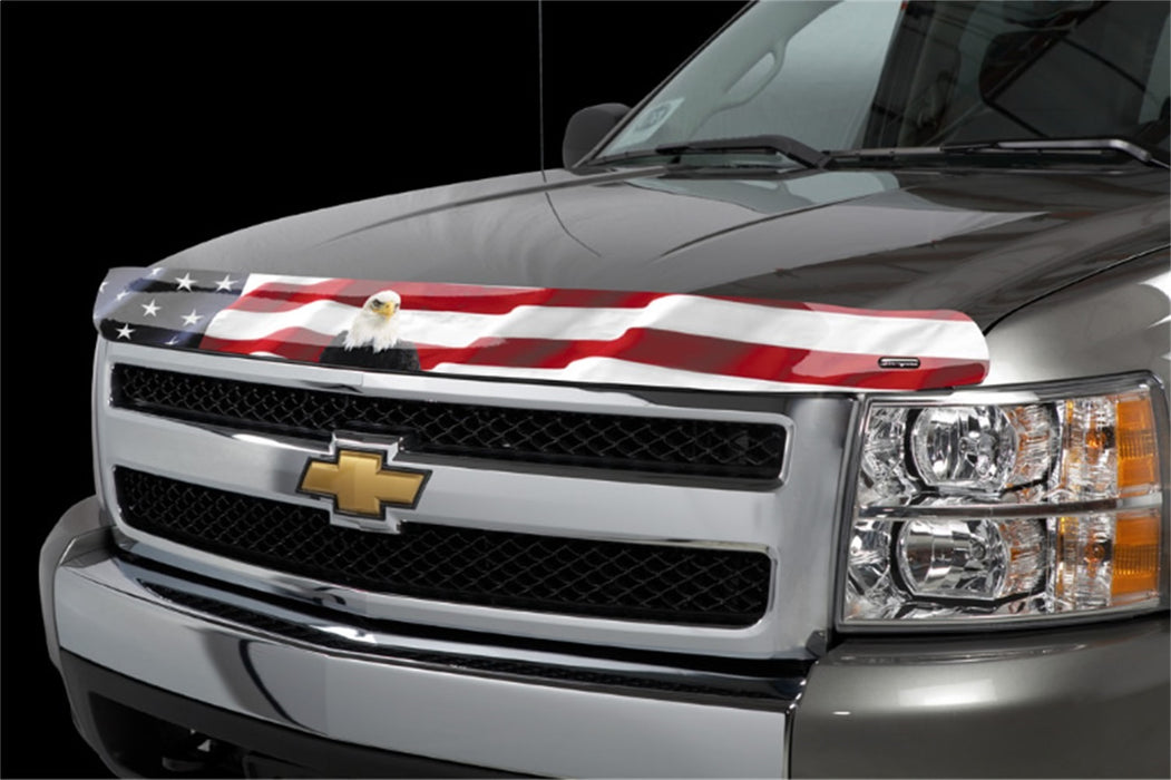Stampede 2042-30 Vigilante Premium Hood Protector; American Flag w/Eagle; - Truck Part Superstore