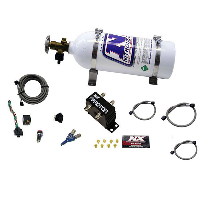 Nitrous Express 20420-05 PROTON SERIES NITROUS SYSTEM W/5LB BOTTLE - Truck Part Superstore