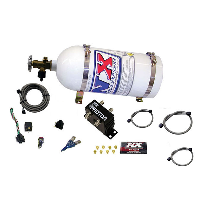 Nitrous Express 20420-10 PROTON SERIES NITROUS SYSTEM W/10LB BOTTLE - Truck Part Superstore