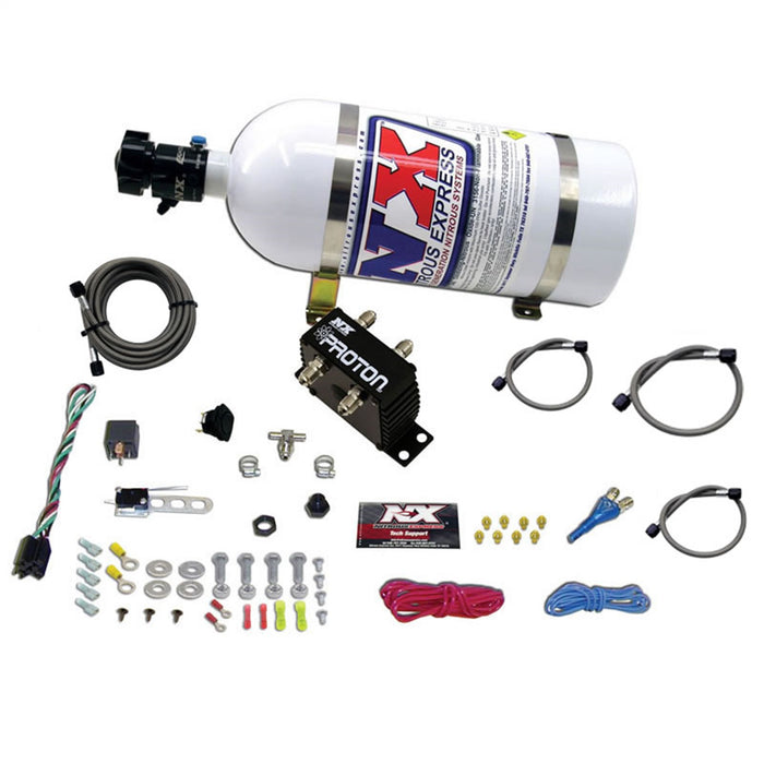 Nitrous Express 20421-10 PROTON PLUS NITROUS SYSTEM W/10LB BOTTLE - Truck Part Superstore