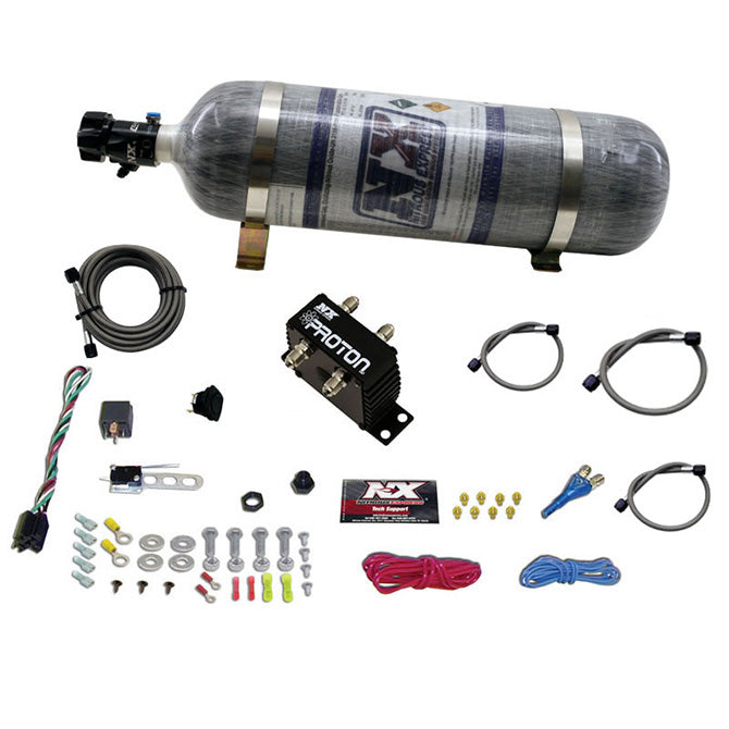 Nitrous Express 20421-12 PROTON PLUS NITROUS SYSTEM W/12LB BOTTLE - Truck Part Superstore