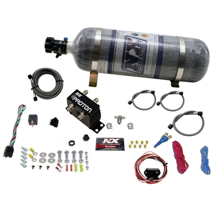 Nitrous Express 20422-12 PROTON FLY BY WIRE NITROUS SYSTEM W/12LB BOTTLE - Truck Part Superstore