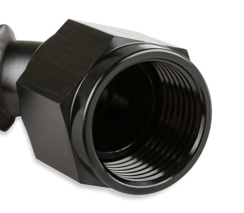 Mr Gasket 204506-BL Push-On Hose End; 45 Degree; -6AN; Anodized Black; - Truck Part Superstore