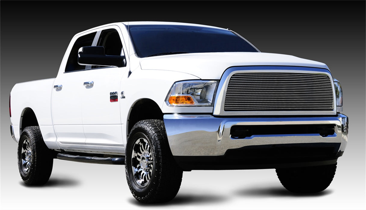 T-Rex Grilles 20451 Billet Series Grille; Horizontal; Aluminum; Polished; 1 Pc; Insert; - Truck Part Superstore