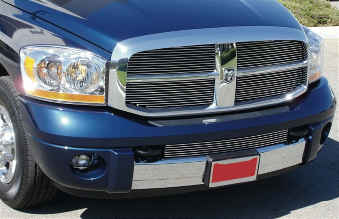 T-Rex Grilles 20467 Billet Series Grille; Horizontal; Aluminum; Polished; 4 Pc; Insert; - Truck Part Superstore