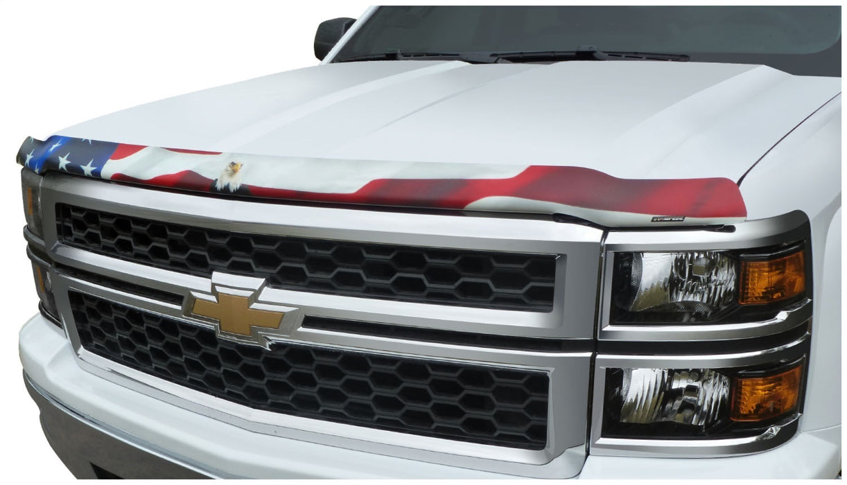 Stampede 2050-30 Vigilante Premium Hood Protector; American Flag w/Eagle; - Truck Part Superstore